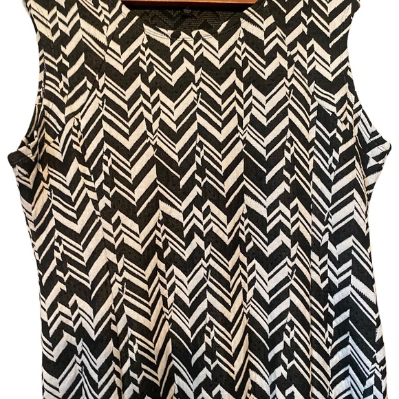 True Envy Black and White  Sleeveless Dress - Picture 2 of 12
